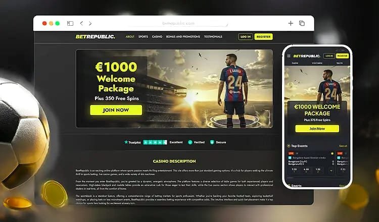 Sportwetten bei BetRepublic: Casino und Wetten auf einer Plattform