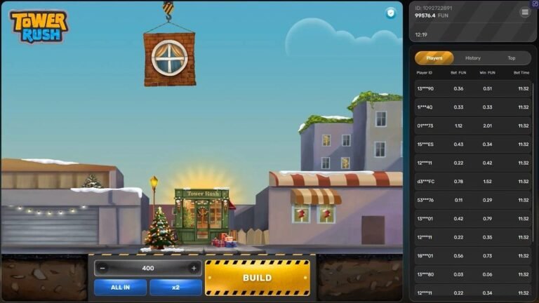 Tower Rush bei Amunra ohne Download